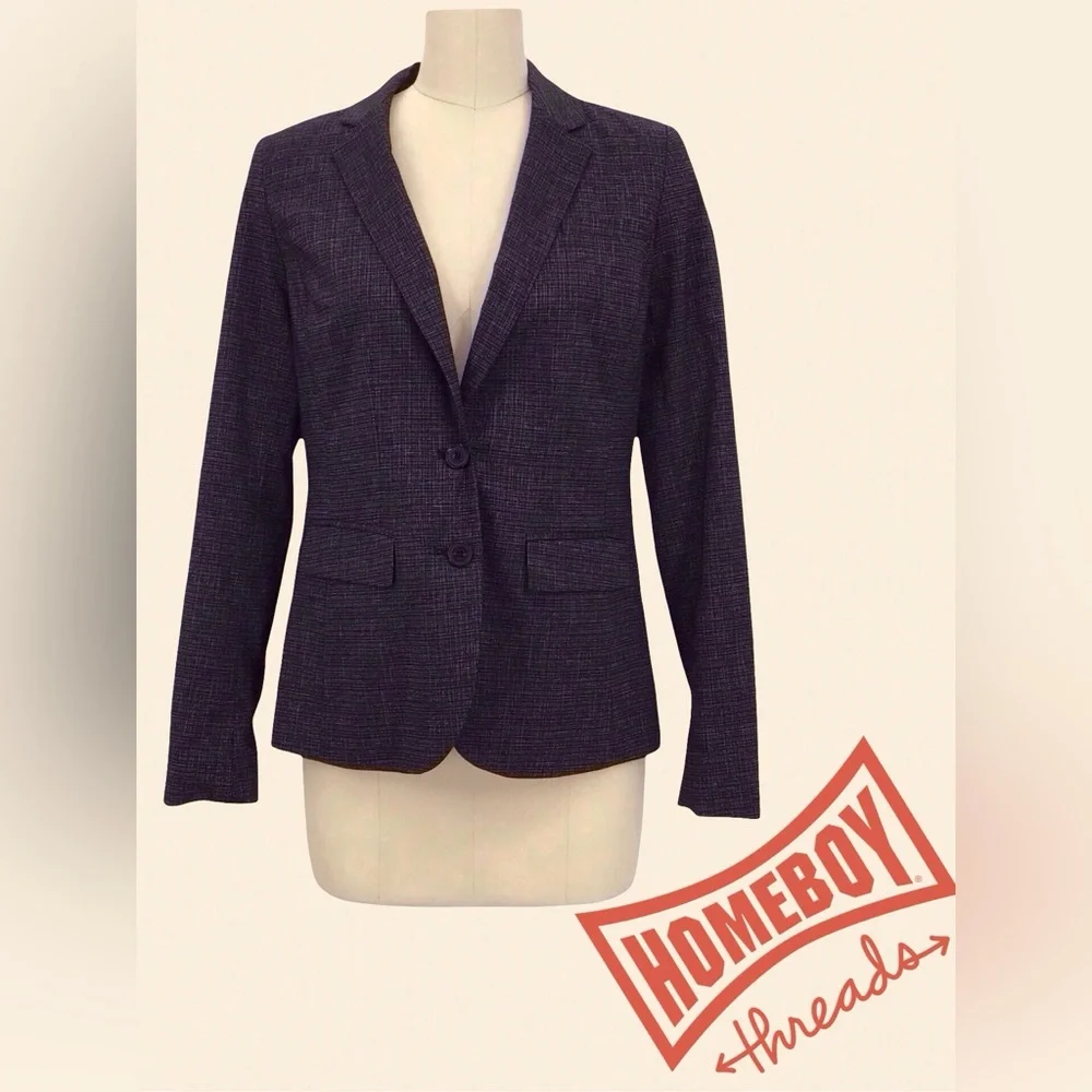 Women's Black Blazer, Size 8. - Picture 1 of 5